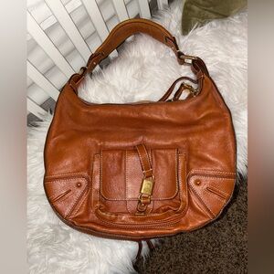 MARC JACOBS Brown Leather Sienna Hobo Bag